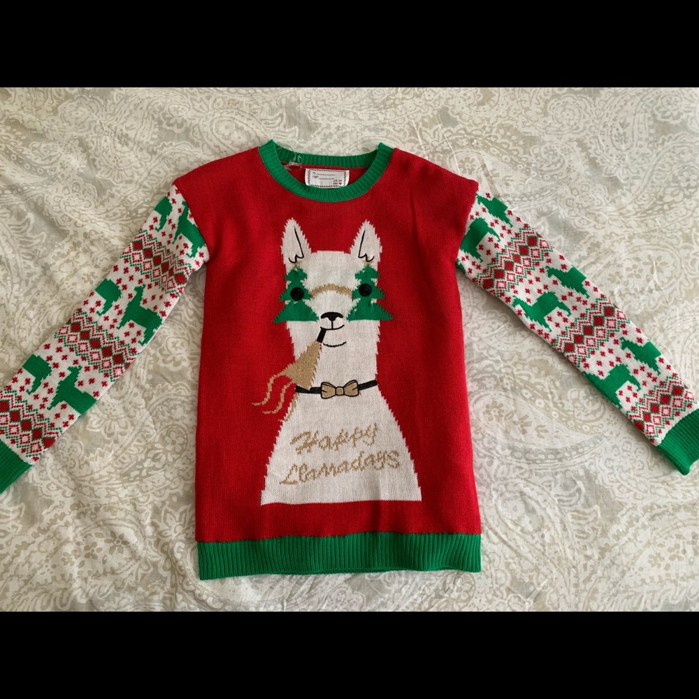 Light up Llama Sweater